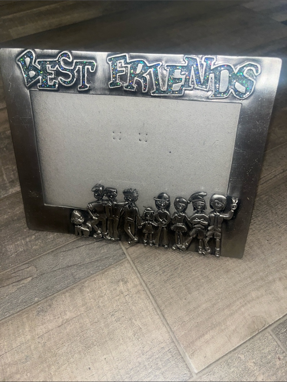 Best Friends Pewter-Look Picture Frame - Silver
